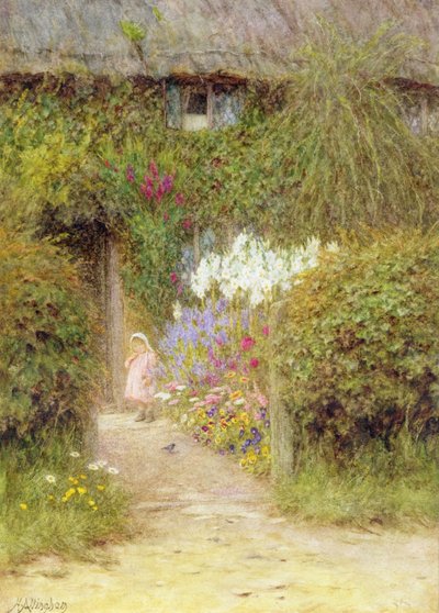 Ein Häuschen in Redlynch von Helen Allingham